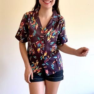 Vintage Graphic Short Sleeve Shirt